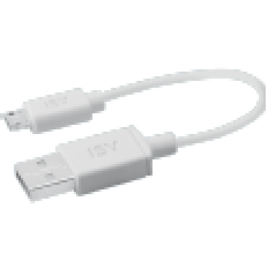 IUC1003 USB-MICROUSB KÁBEL, FEHÉR