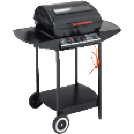 12375 GC. lávaköves gázgrillkocsi