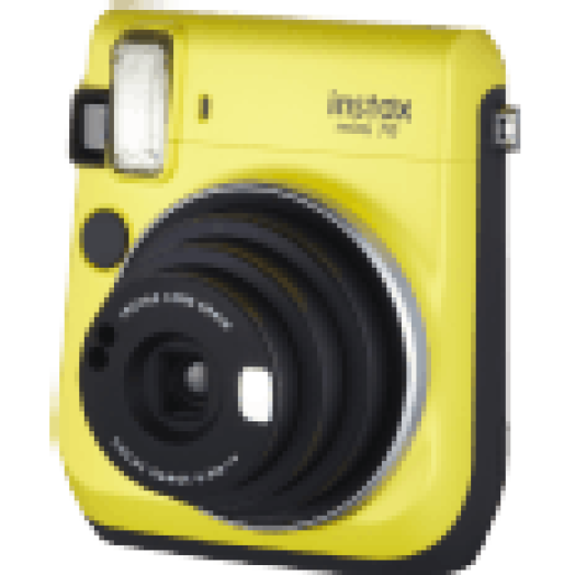 Instax Mini 70 sárga analóg fényképezőgép