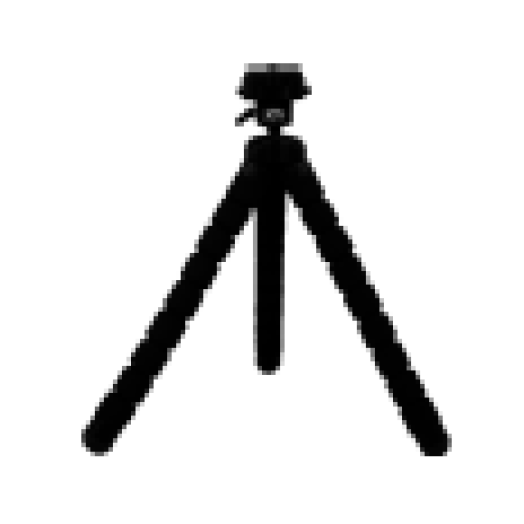 BigBrendy flexibilis állvány fekete 27 cm
