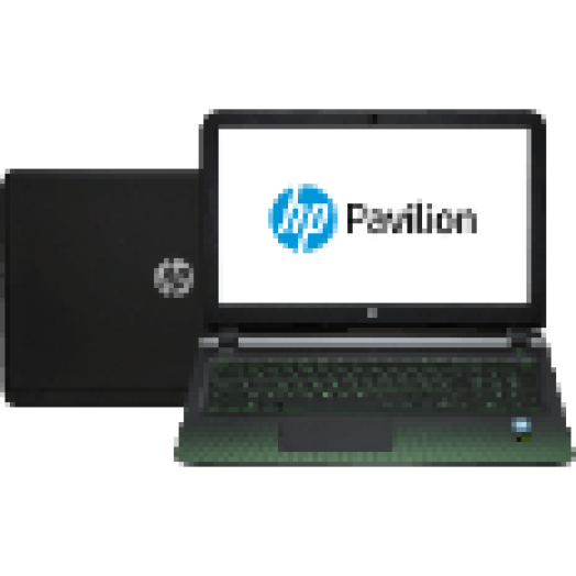 Pavilion Gaming fekete-zöld notebook P0G75EA (15,6" FullHD IPS/Core i5/8GB/1TB SSHD/GTX 950 4GB/DOS)