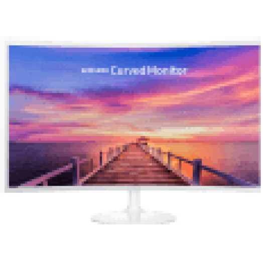 C32F391FWU 32" ívelt Full HD fehér monitor HDMI