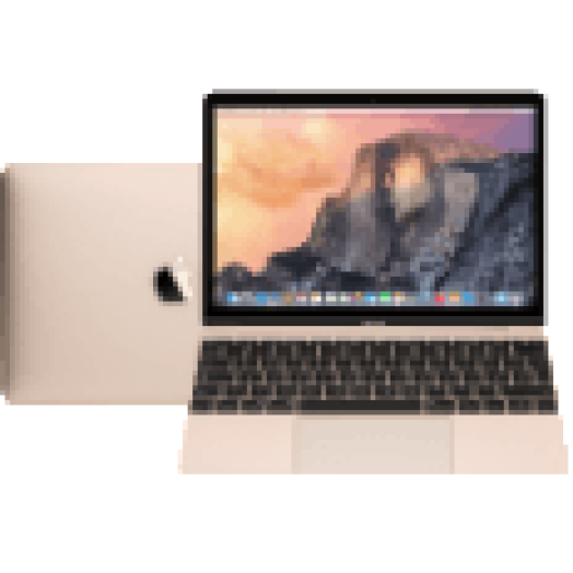 MacBook 12" arany 2016 (Retina Core M3 1.1GHz/8GB/256GB/Intel HD 515) mlhe2mg/a