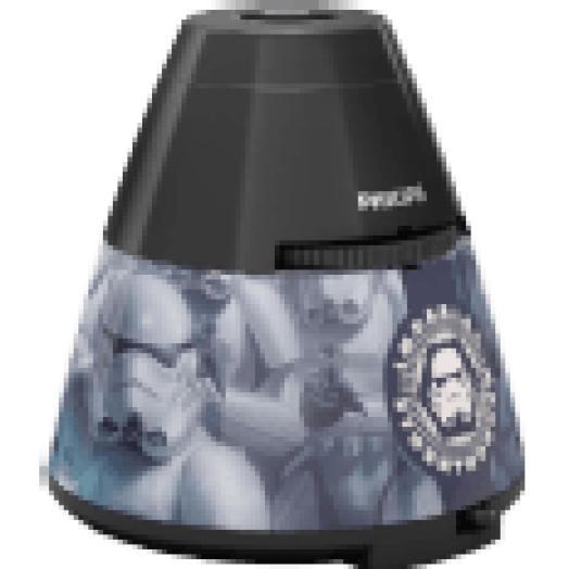 Star Wars Projektoros és éjszakai fény asztali lámpa, LED, fekete (71769/99/16)