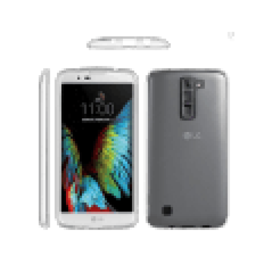 LG M2/K10 vékony szilikon hátlap, átlátszó