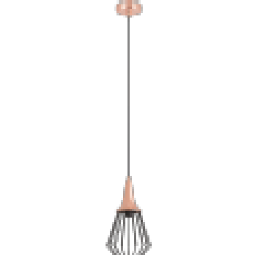 2584 Nora függeszték D180 E27 max 60W fek/réz