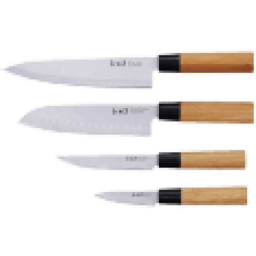 BG-8940 MM BAMBUSZ NYELŰ KÉS 4 RÉSZES