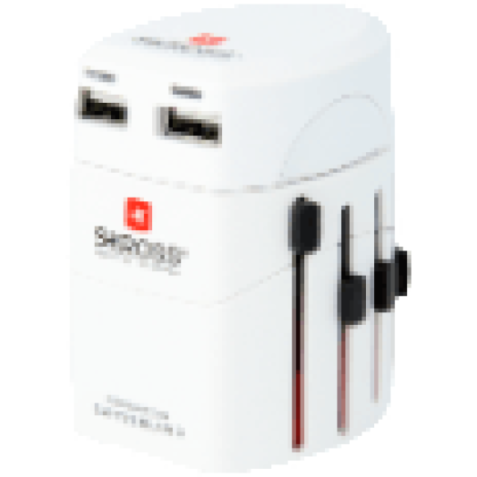 Univerzális konnektor átalakító adapter, USB-s