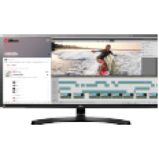 34UM88-P 34" IPS QHD ultrawide monitor HDMI, DisplayPort, FreeSync