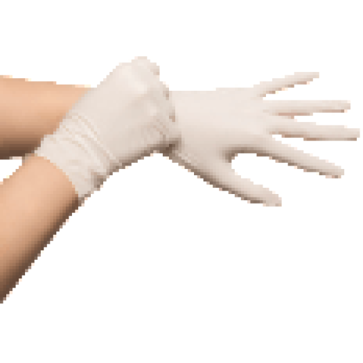 11120 Latex kesztyű L 10db