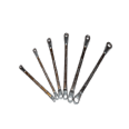 6038 Csillagkulcs készlet, CRV, 6 db-os, 6-17mm