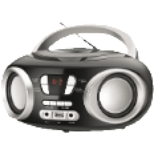NPB200 bluetooth-os hordozható rádió USB/SD/AUX csatlakozással (USB táp), fekete