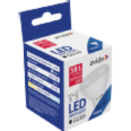 ABGU10CW-6W-AP LED GU10 6W CW Alu+Plastic