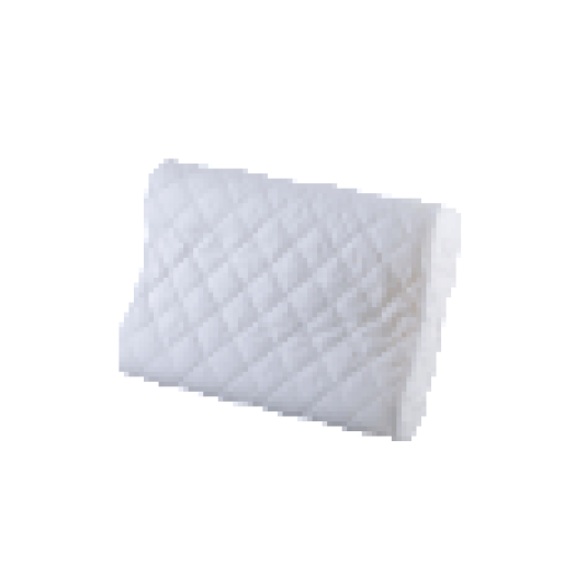 Ergonómiai párna, steppelt cipzáras huzattal, szivacs betéttel 50x32x11 cm
