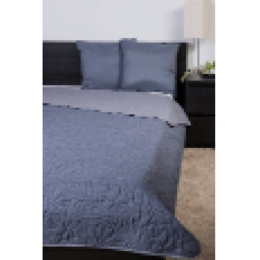 Ágytakaró, microfiber kétoldalas ágytakaró, szürke-grafit színben