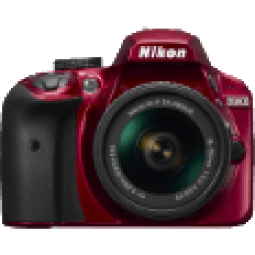 D3400 + AF-P 18-55 VR vörös Kit