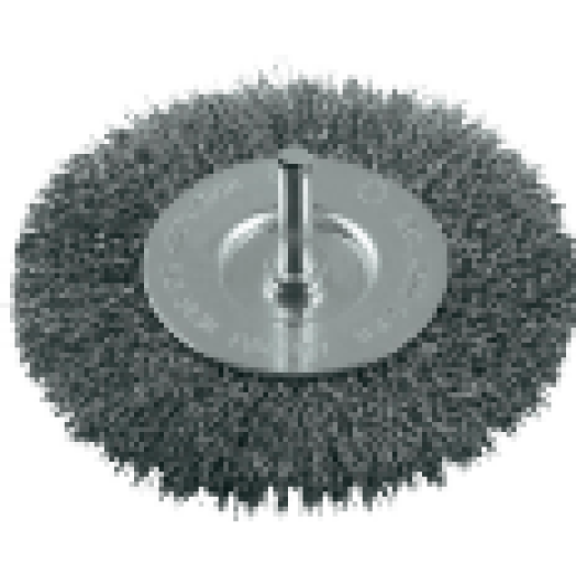 Korongkefék fúrógépekhez  hullámosított drót, 100 mm