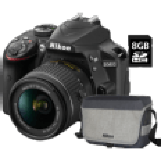 D3400+AF-P 18-55VR+TÁSKA+8GBSD(S)