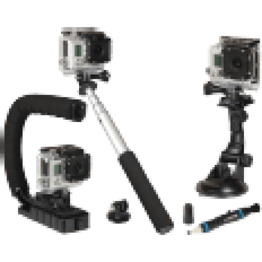 Action Camera Accessory Kit 5 tartozékszett GoPro rendszerű kamerához, 5 db-os