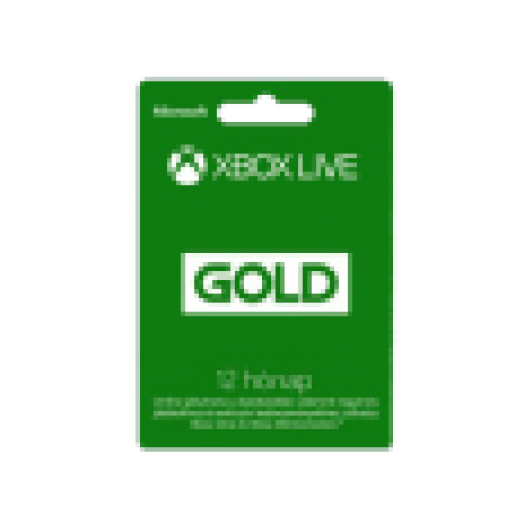 Xbox Live Gold előfizetés, 12 hónap