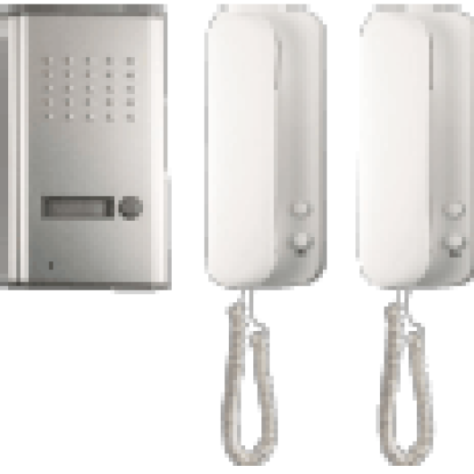 DP 011 Vezetékes kaputelefon szett, két beltéri egységgel