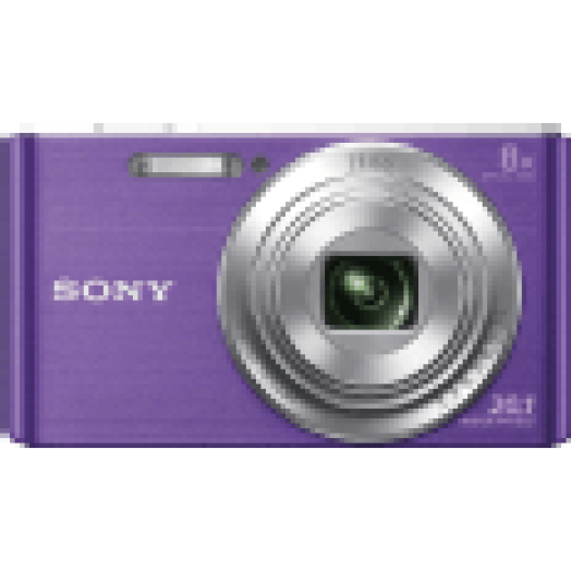 DSC-W830 lila digitális fényképezőgép + 16GB memóriakártya + Tok