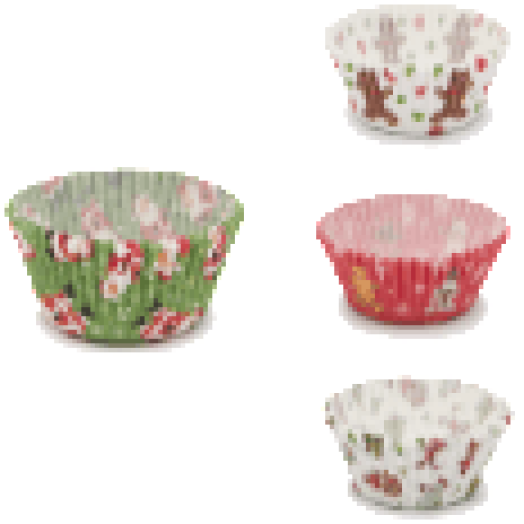 57168X Muffin papír szett 90db, karácsonyi