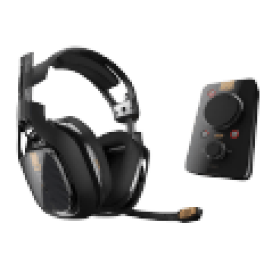 A40 fekete vezeték nélküli headset + MixAmp Pro TR