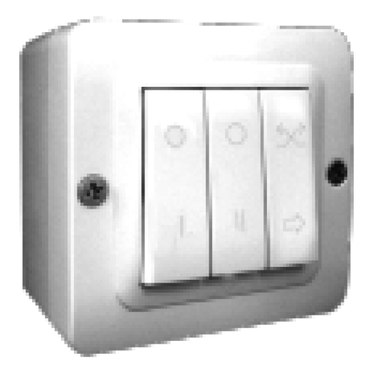 CTRL-S-P falra szerelhető szabályozó egység