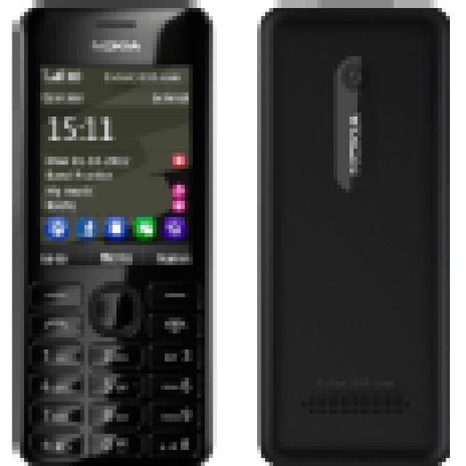216 Dual-Sim fekete kártyafüggetlen mobiltelefon