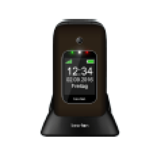 SL580 barna - fekete kártyafüggetlen mobiltelefon