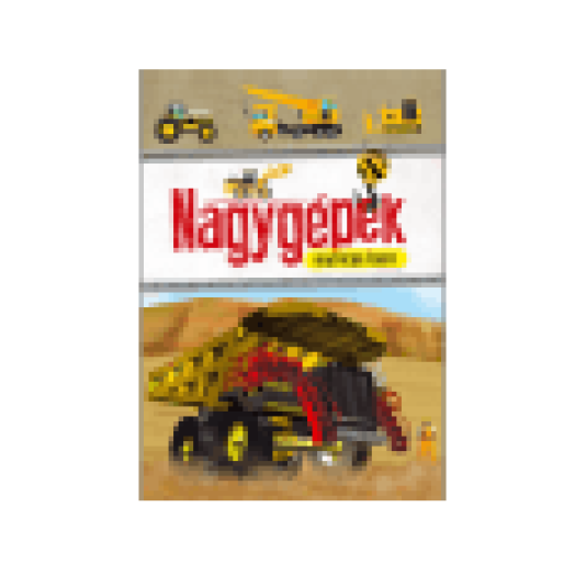 Nagygépek matricás füzet