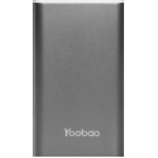 PL10 univerzális vésztöltő, szürke külső akkumulátor 10000 mAh