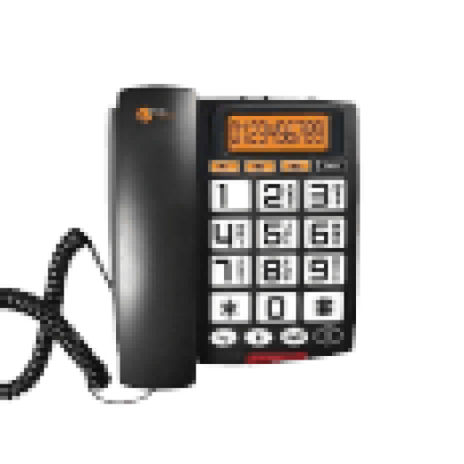 Sologic 801 fekete telefon