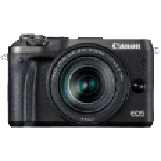EOS M6 + EF-M 18-150 mm fekete Kit