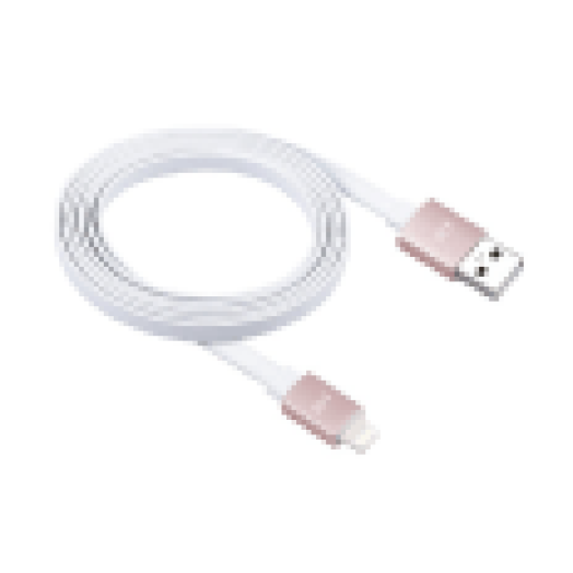 USB Lightning rose gold lapos adatkábel 1.2m (DC268RG)