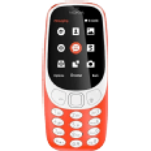 3312 DualSIM piros kártyafüggetlen mobiltelefon