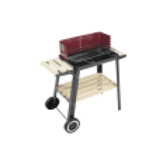 0566 Grillkocsi 54x33cm, fapolc