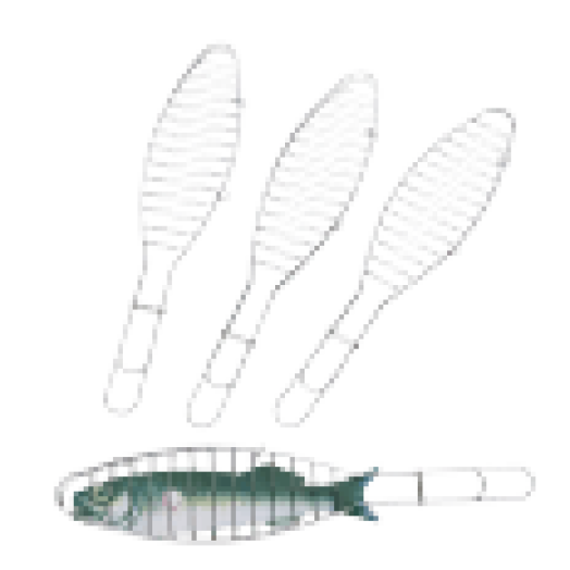 0177 Halsütő 4-db-os, 42cm, króm