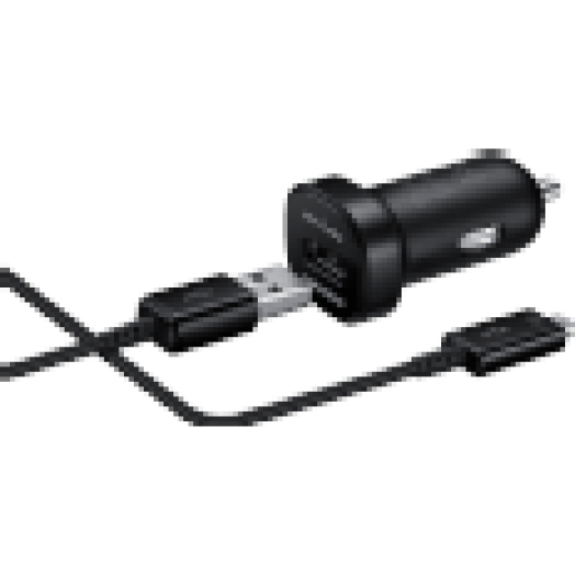 EP-LN930B Micro USB fekete szivargyújtó töltő