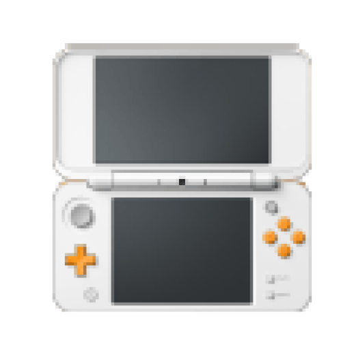 New 2DS XL hordozható játékkonzol, fehér/narancssárga