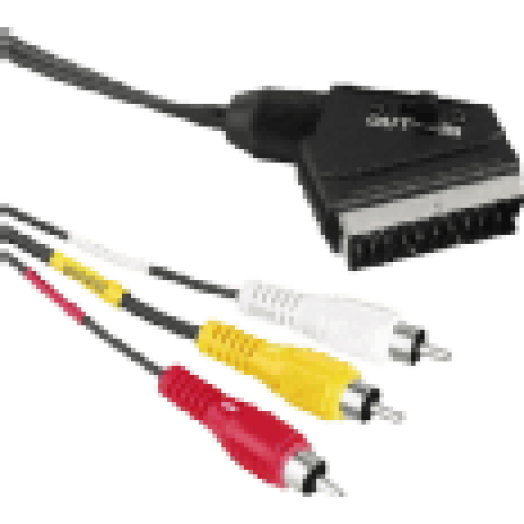 43178 SCART - 3 RCA kábel 1,5 m