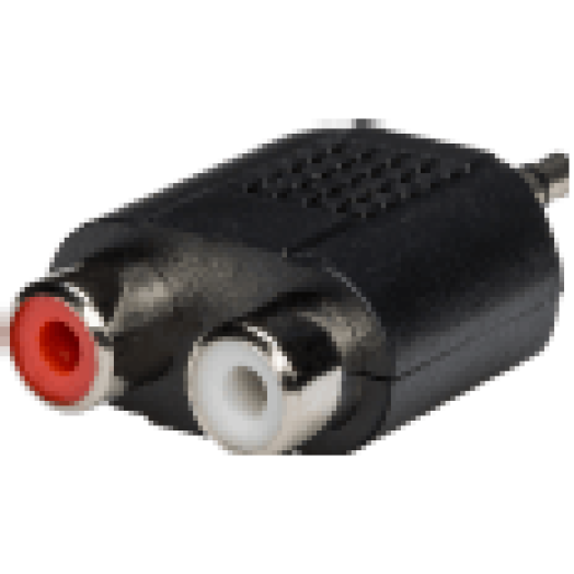 43359  3,5 mm jack apa - 2 x RCA anya adapter