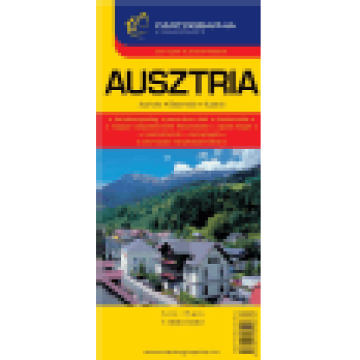 Ausztria autótérkép