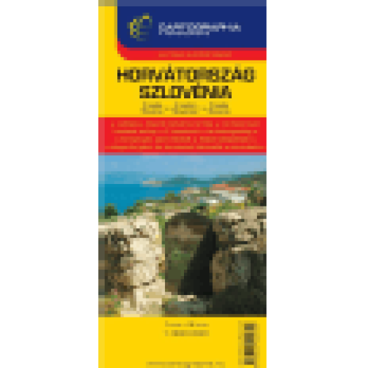Horvátország, Szlovénia autótérkép