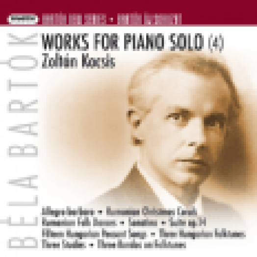 Bartók New Serise - Works for Piano Solo No. 4 CD