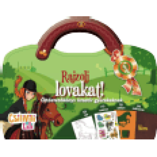 Rajzolj lovakat - Öltöztetőkönyv kreatív gyerekeknek