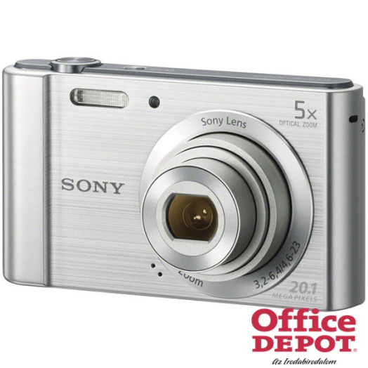 Sony DSC-W800S ezüst digitális fényképezőgép
