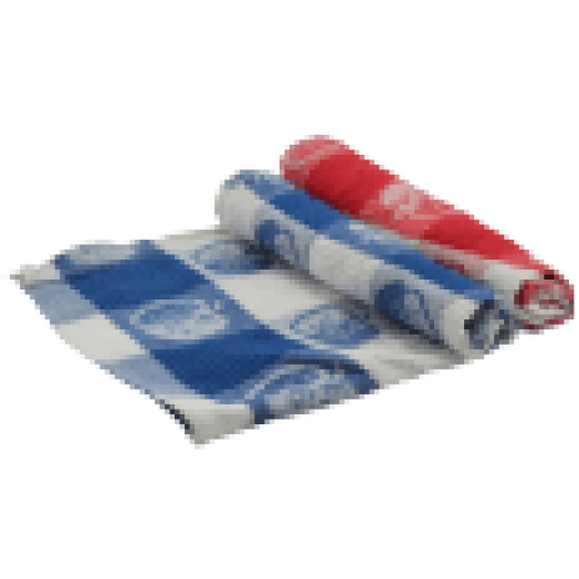 12720 AP konyharuha 50x70 cm almás kék-piros