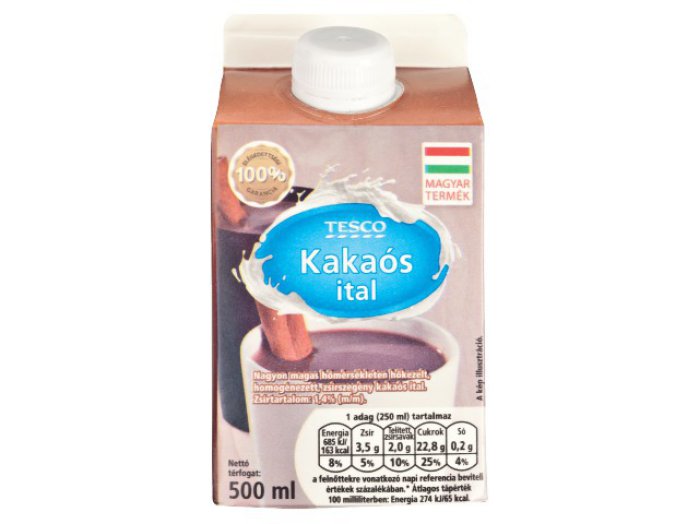 Tesco kakaós ital